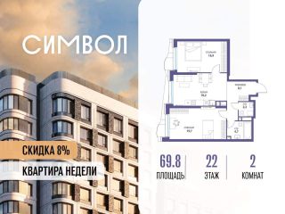 Продается двухкомнатная квартира фото Москва