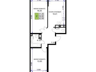 Продается 2 комн. квартира видеонаблюдение фото Краснодар