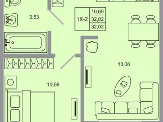 Продается 1 комн. квартира рассрочка фото Всеволожск
