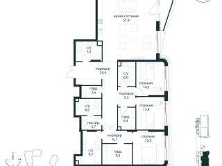 Продаю трешку с мебелью рассрочка фото Москва