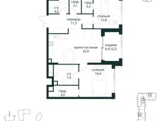 Продам 2 комнатную квартиру имеется охрана с мебелью фото Москва