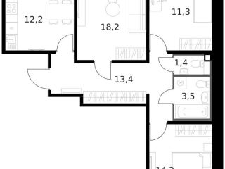Продаю 3 комнатную квартиру фото Москва