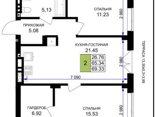Продам 2 комнатную квартиру рассрочка фото Гурьевск