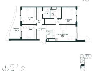 Продается 3 комн. квартира рассрочка с мебелью фото Москва