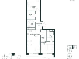 Продается двухкомнатная квартира рассрочка с мебелью фото Москва