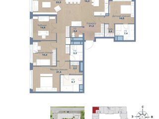 Продается 5 комнатная квартира имеется охрана рассрочка фото Москва