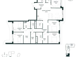 Продается 4 комн. квартира имеется охрана рассрочка фото Москва