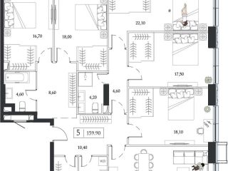 Продаю 5 комнатную квартиру фото Москва