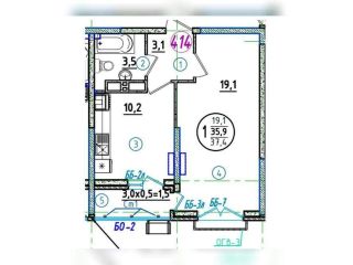 Продам однушку документы в полном порядке фото 10 Краснодар