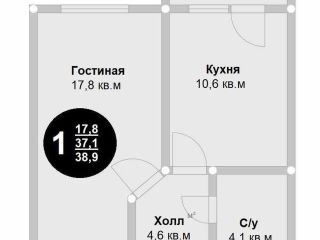 Продается однокомнатная квартира косметический ремонт возможен торг документы готовы фото 13 Уфа