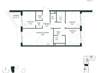 Продается трехкомнатная квартира рассрочка имеется охрана фото Москва