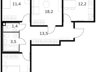 Продаю трехкомнатную квартиру фото Москва
