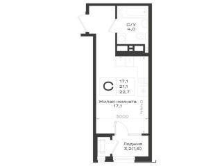 Продам 1 комнатную квартиру черновая отделка фото 1 Железноводск