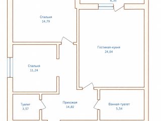Продаю трехкомнатную квартиру необходим капитальный ремонт разумный торг с коммуникациями фото 2 Красноярск