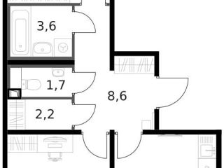 Продам двухкомнатную квартиру фото 2 Москва