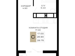 Продаю студию видеонаблюдение имеется круглосуточная охрана фото Краснодар