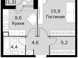 Продается 1 комнатная квартира фото 2 Москва