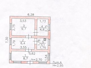 Продается кирпичный дом металлический есть баня фото 4 Жуков
