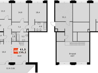 Продается 4 комн. квартира фото 4 Москва