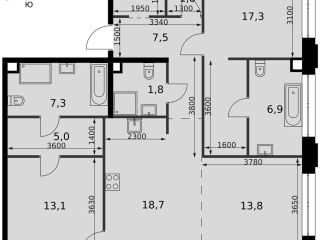 Продается 3 комн. квартира фото Москва