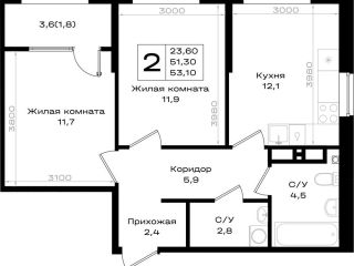 Продам 2 комнатную квартиру видеонаблюдение рассрочка фото Аксай