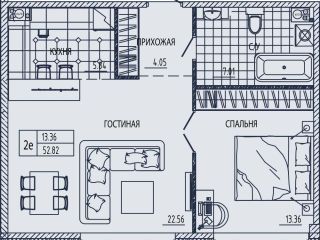 Продается 2 комнатная квартира фото 3 Санкт-Петербург