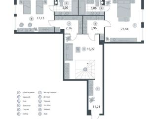 Продается 4 комнатная квартира видеонаблюдение фото 3 Санкт-Петербург