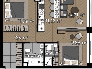 Продам 3 комнатную квартиру панорамные окна фото Москва
