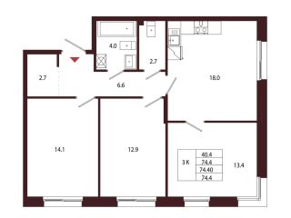 Продам трехкомнатную квартиру фото Санкт-Петербург