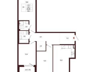 Продается 3 комн. квартира фото Санкт-Петербург