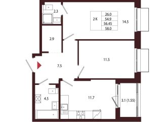 Продаю 2 комнатную квартиру фото Санкт-Петербург