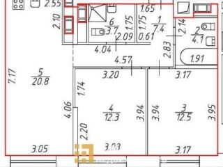 Продам 2 комнатную квартиру видеонаблюдение фото 10 Санкт-Петербург