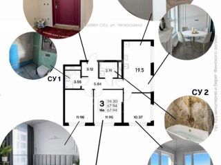 Продаю 3 комнатную квартиру огороженная территория с мебелью фото 19 Санкт-Петербург