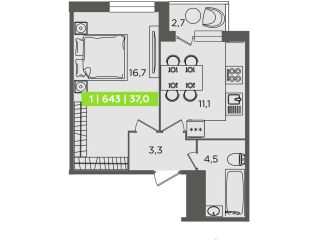 Продается 1 комнатная квартира фото 3 Санкт-Петербург