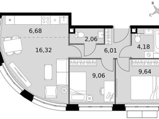 Продается 3 комн. квартира фото Москва