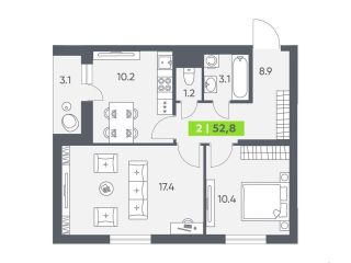 Продаю 2 комнатную квартиру фото 3 Санкт-Петербург
