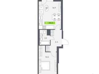 Продам 1 комнатную квартиру фото 3 Санкт-Петербург