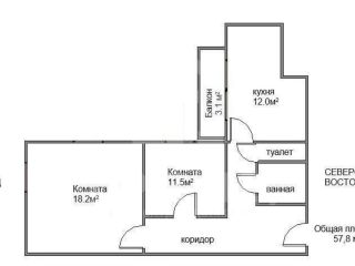 Продам 2 комнатную квартиру фото 12 Санкт-Петербург
