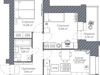 Продам 2 комнатную квартиру рассрочка с газовым отоплением фото Ярославль