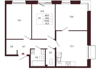 Продается 3 комн. квартира фото Санкт-Петербург
