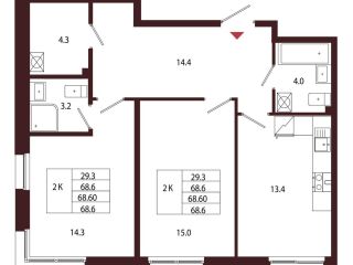 Продается 2 комнатная квартира фото Санкт-Петербург