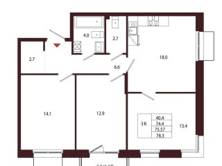 Продается 3 комн. квартира фото Санкт-Петербург