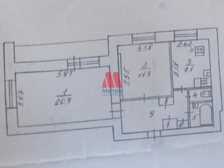 Продаю двушку требуется ремонт кирпичный фото 3 Рыбинск