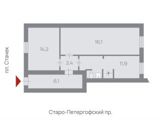 Продаю офисное помещение с коммуникациями требуется ремонт фото 16 Санкт-Петербург