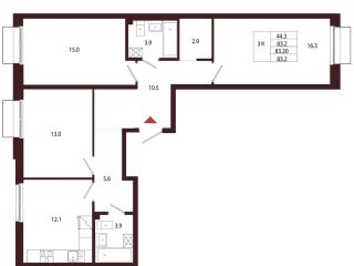 Продам трехкомнатную квартиру фото Санкт-Петербург