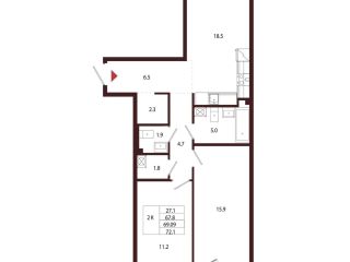 Продается 2 комн. квартира фото Санкт-Петербург