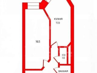 Продается 1 комнатная квартира взрослый собственник с мебелью фото 13 Всеволожск