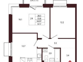 Продаю 2 комнатную квартиру фото Санкт-Петербург