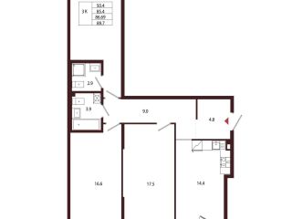 Продаю 3 комнатную квартиру фото Санкт-Петербург