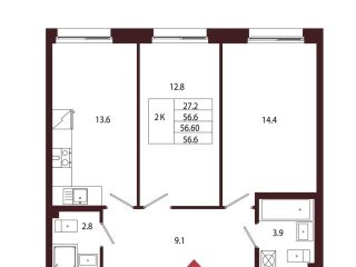 Продается 2 комнатная квартира фото Санкт-Петербург
